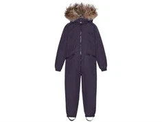 Ver de Terre flyverdragt blackberry lilla med pels- klassisk style med pels 103